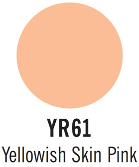 copic marker color yellowish skin pink yr61
